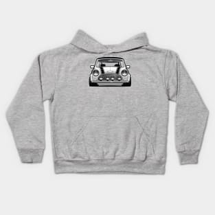 Mini Cooper MK1 BW Kids Hoodie